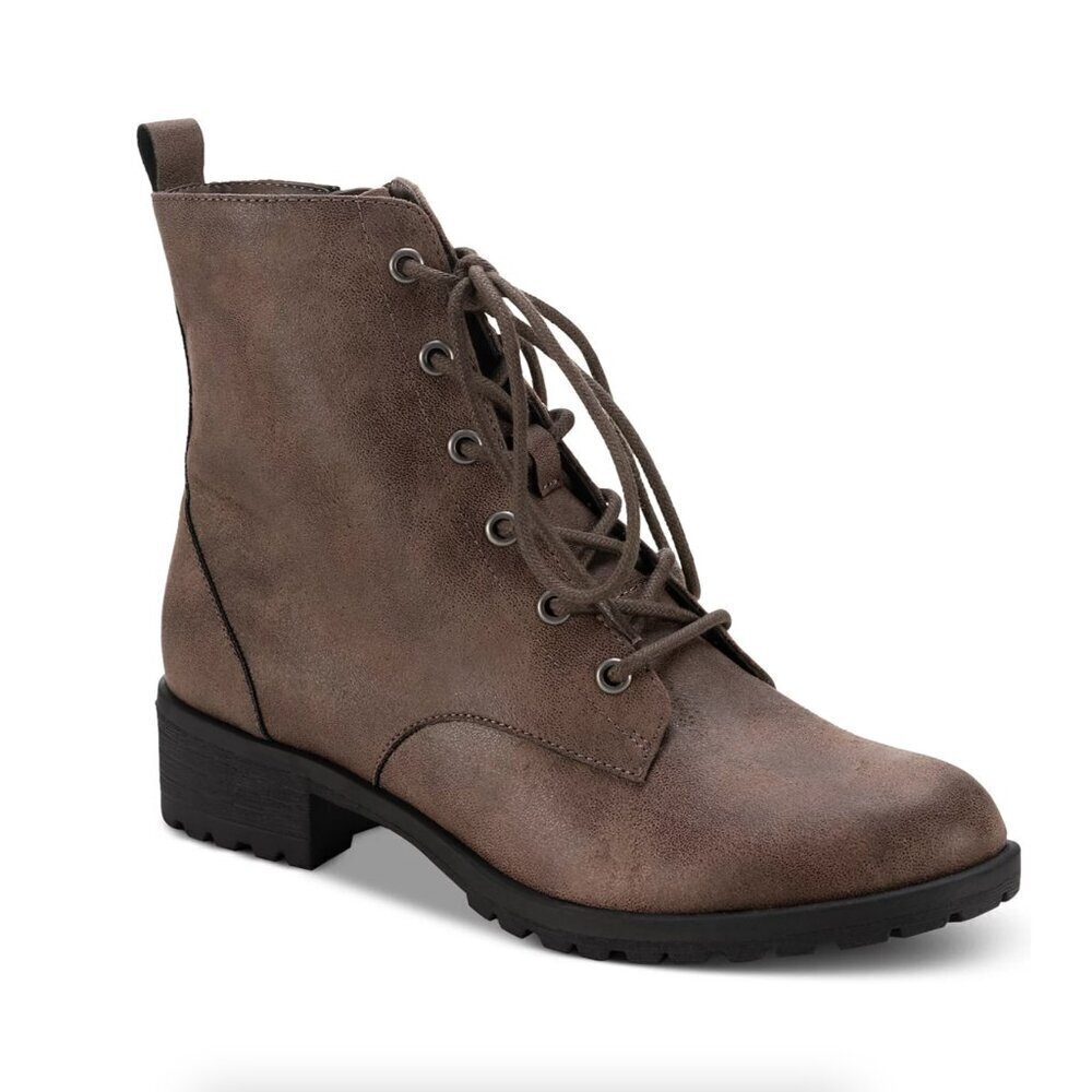 Sun + Stone Frannie Lug Sole Combat Booties